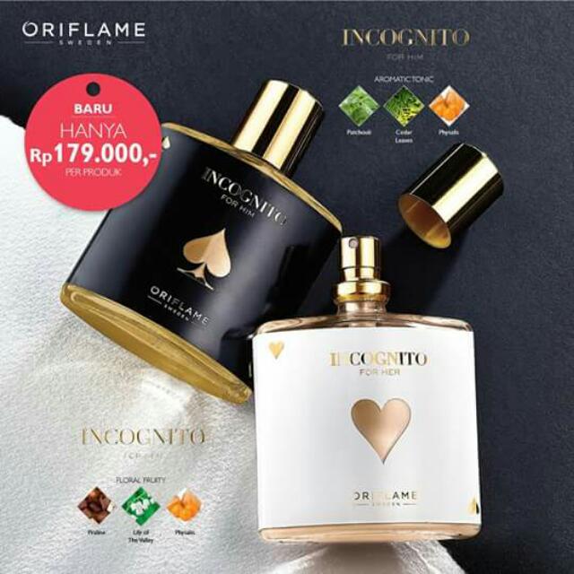 Parfum Pria Dan Wanita Incognito Eau De Toilette By Oriflame Kesehatan Kecantikan Parfum Kuku Lainnya Di Carousell