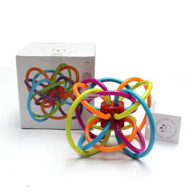 manhattan toy winkel rattle and sensory teether toy