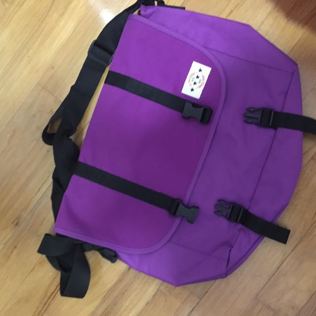 purple converse bag
