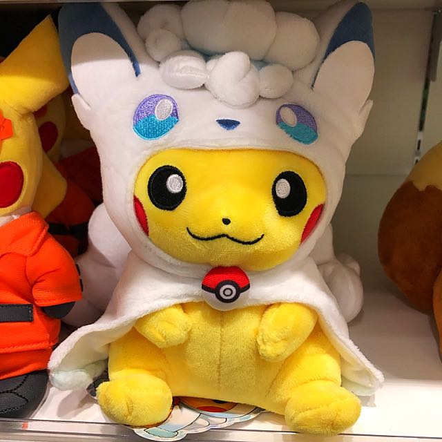 pikachu vulpix plush