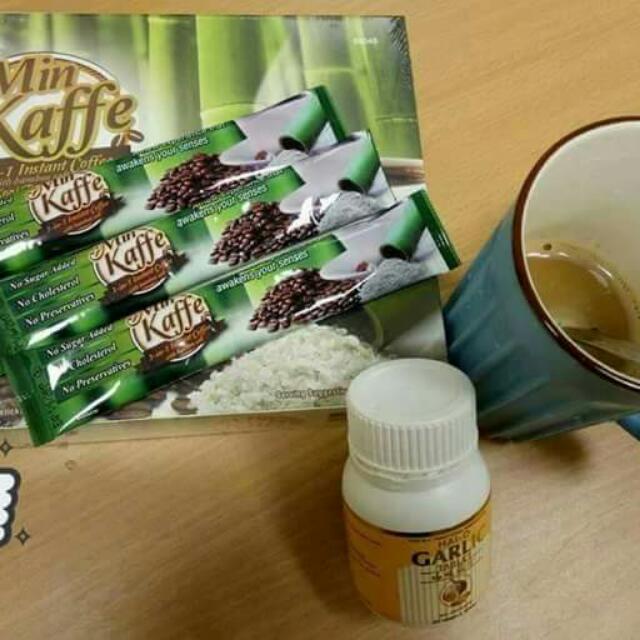 Set Pkp Min Kaffe Garlic Tablets Hai O For Detox And Slimming
