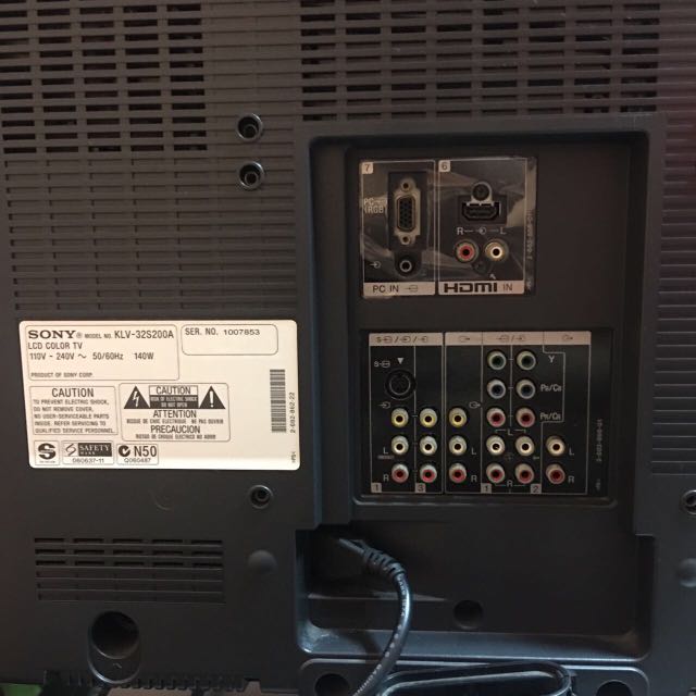 Sony Bravia KLV32S200A (used), TV & Home Appliances, TV