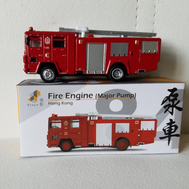 微影tiny Fire Engine Major Pump 消防車泵車 84 模型車仔 包郵 Toys Games Toys On Carousell