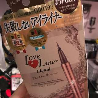 Love Liner Liquid👁👁啡色眼線筆