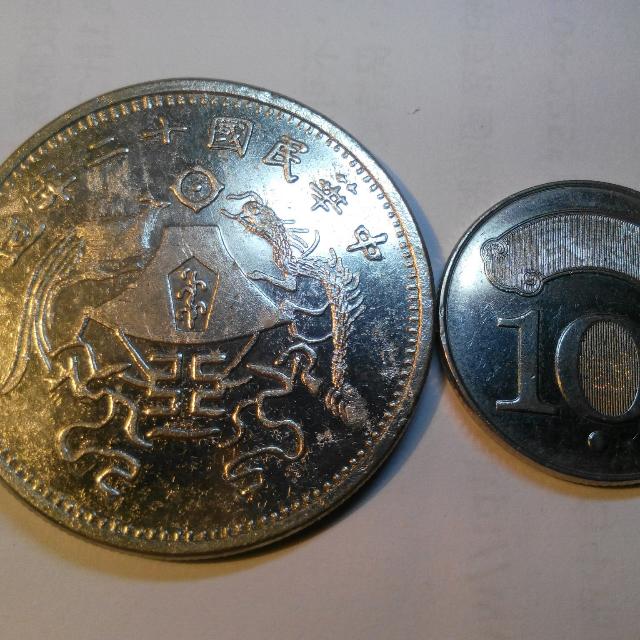 中華民國12年一元銀幣，銀幣，收藏錢幣，紀念幣，錢幣，收藏，古幣，古