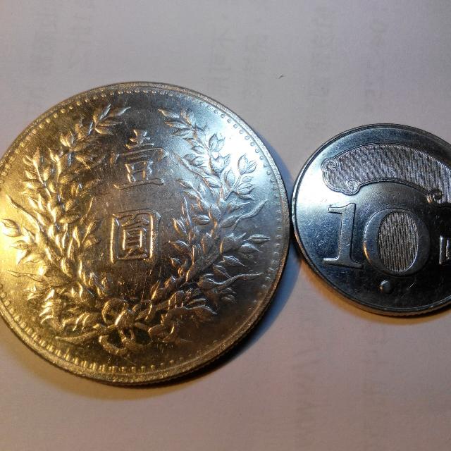 中華民国1毫　銀貨 中華民國12年一元銀幣，銀幣，收藏錢幣，紀念幣，錢幣，收藏，古幣，古