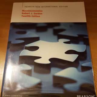 降價750Macroeconomics Robert J. Gordon Twelfth Edition