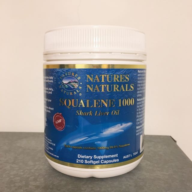 BN Squalene Shark Liver Oil 1000mg 210 Softgel Capsules on Carousell