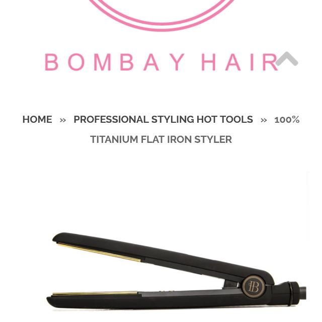 Bombay Hair 100 TITANIUM FLAT IRON STYLER Beauty Personal