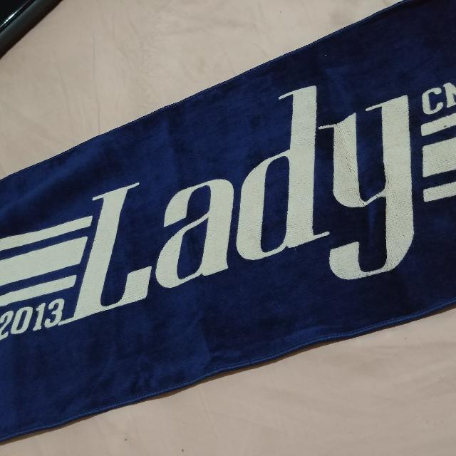 CNBLUE LADY ZEPP TOUR Towel (Category: Music Accessories) located in Taguig. Submitted by jem1005 (Listing ID 113371566, Image 1). Description: Repriced from 700! This has not been used. Only took out to take photos.