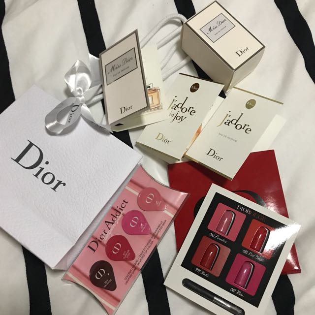 dior makeup samples