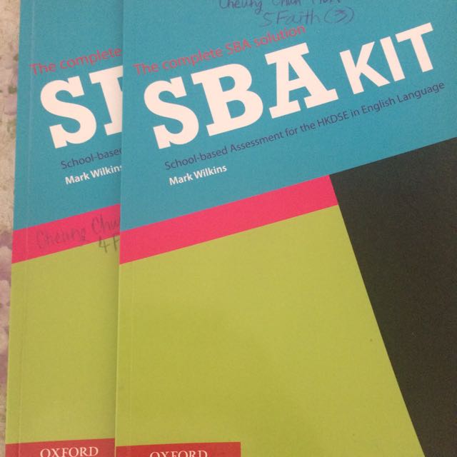 English The Complete SBA Solution "SBA Kit", 興趣及遊戲, 書本 & 文具, 書本及雜誌 補充