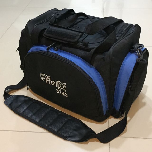 Preloved Fishing Tackle Bag, Sports Equipment, Fishing on Carousell