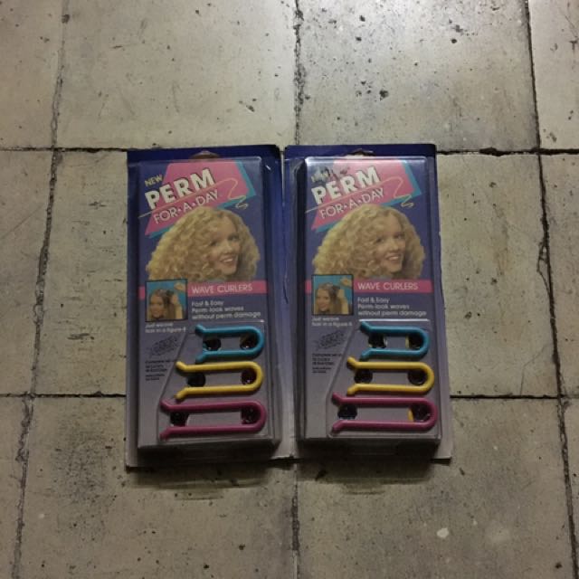 Perm for a day on sale curlers