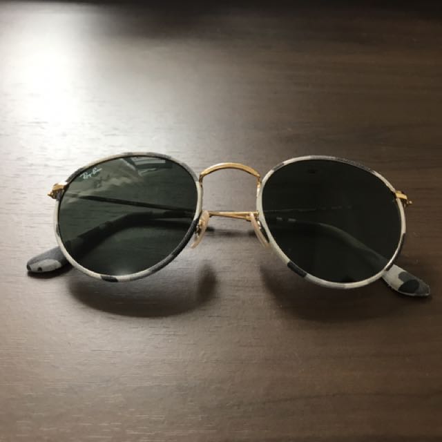 ray ban round camouflage