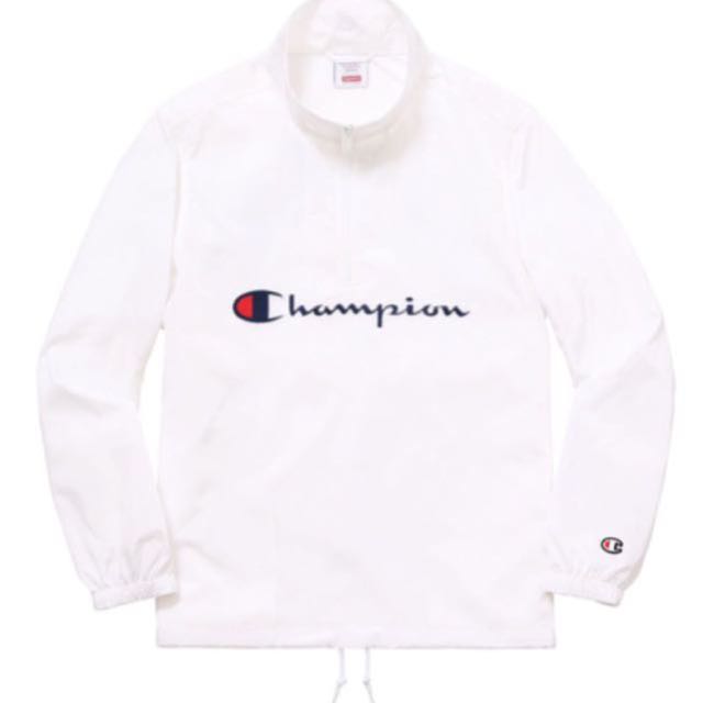 Supreme Champion Half Zip Hoodie Men s Fashion Tops Sets Hoodies on Carousell