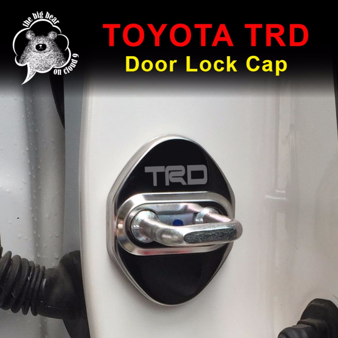 Toyota TRD Car Door Lock Caps, Car Accessories, Accessories on