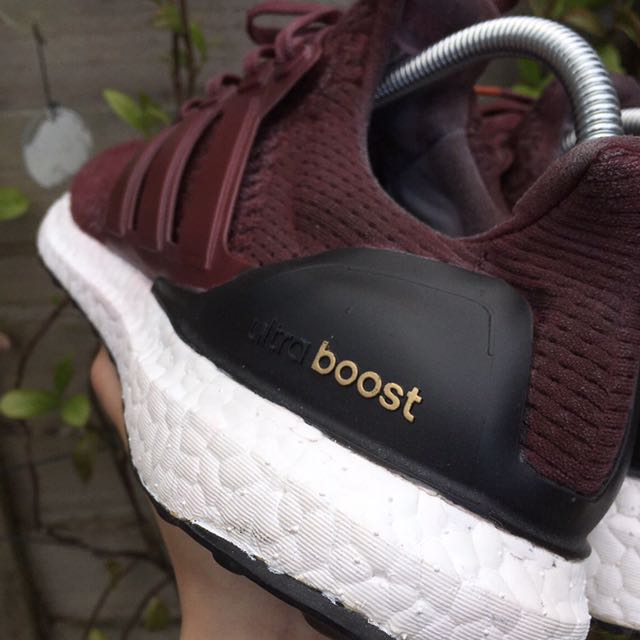 Ultra boost store burgundy custom