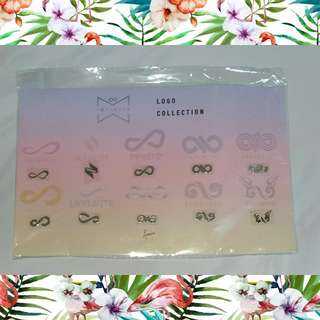 [Pre-order] INFINITE Logos Set (Anti-radiation Stickers) by 南小木_