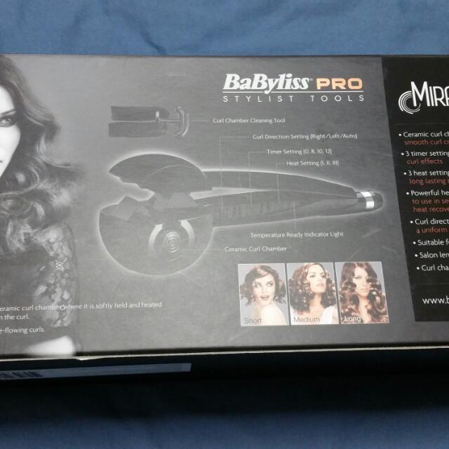 BaByliss PRO Stylist Tools - MIRA CURLS, Beauty & Personal Care, Hair ...