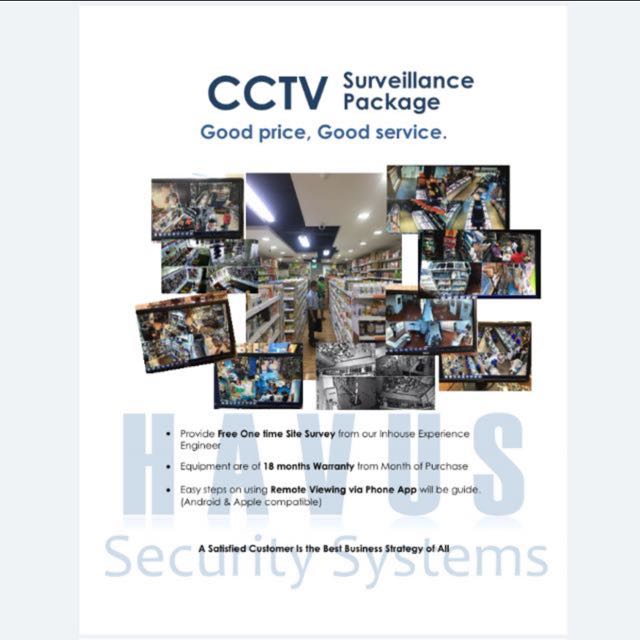 CCTV Surveillance Package, Furniture & Home Living, Security & Locks ...