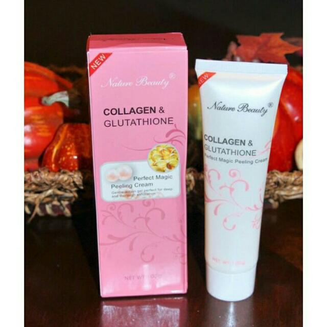 how to use collagen and glutathione peeling cream Beauty & U Premium Collagen Glutathione Sachets-20 x 14 Sachets