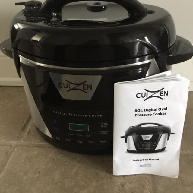 Cuizen 8oz Stainless Steel Black Pressure Cooker Kitchen Appliances on Carousell