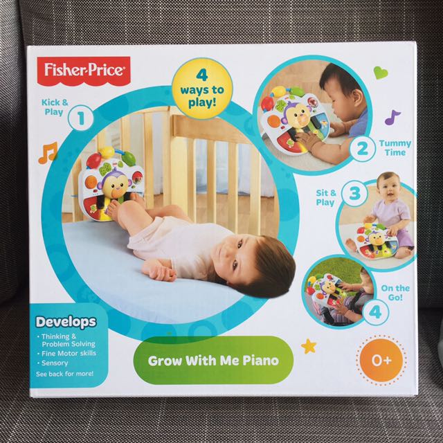 Fisher Price Grow With Me Piano Toy Babies Kids Infant Playtime on Carousell