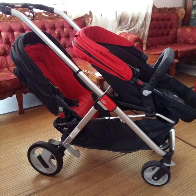 Gb best sale twin stroller