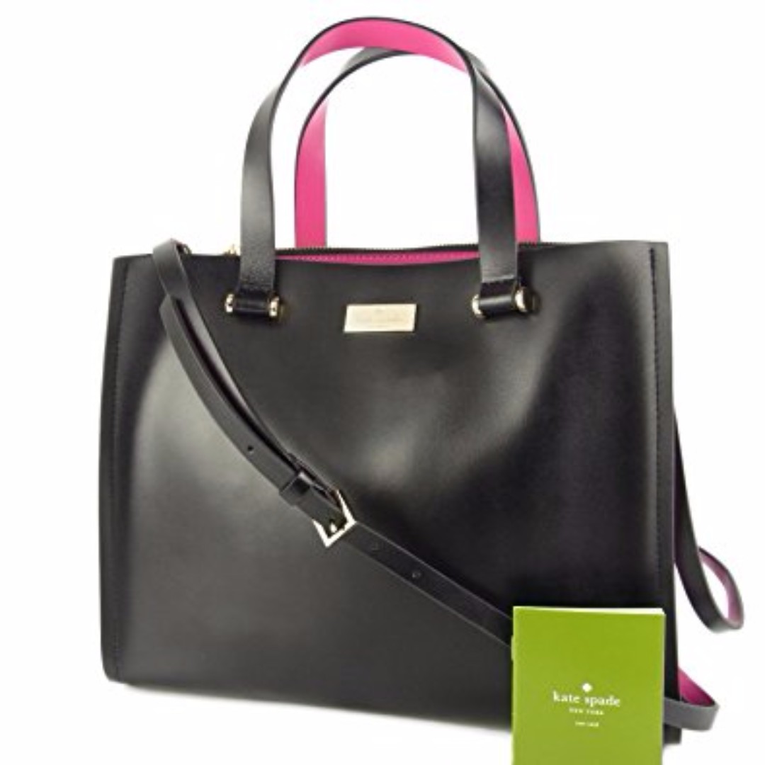 Kate Spade Krya Arbour Hill Satchel Bag in Black & Pink WKRU4197, Women's  Fashion, Bags & Wallets, Cross-body Bags on Carousell