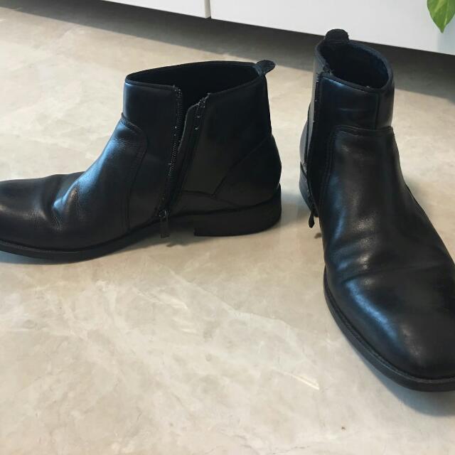 Kenneth Cole Reaction Leather Shoes Boots