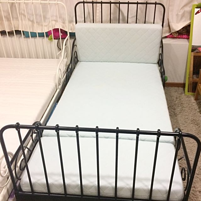 Kid S Bed Black Ikea Minnen Furniture Beds Mattresses On