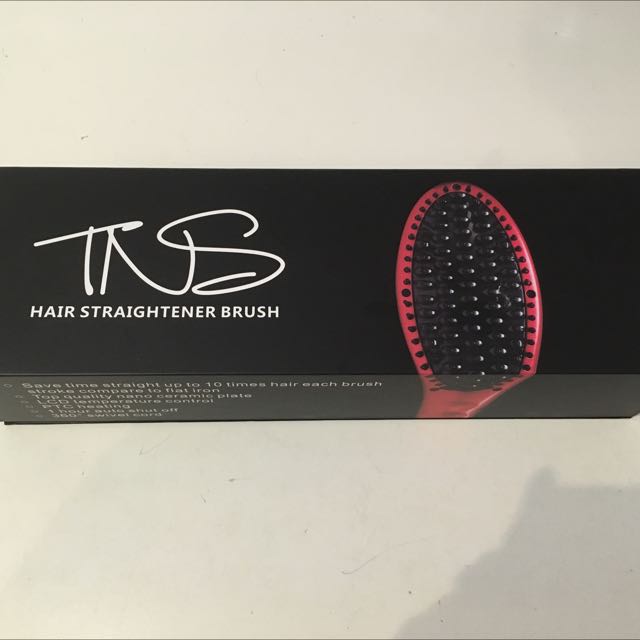 tns hair straightener brush review