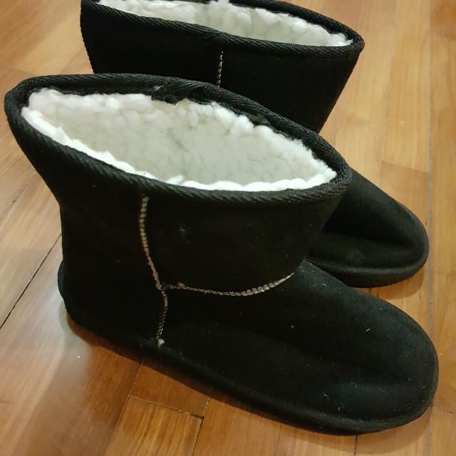 Furry boots on sale deals