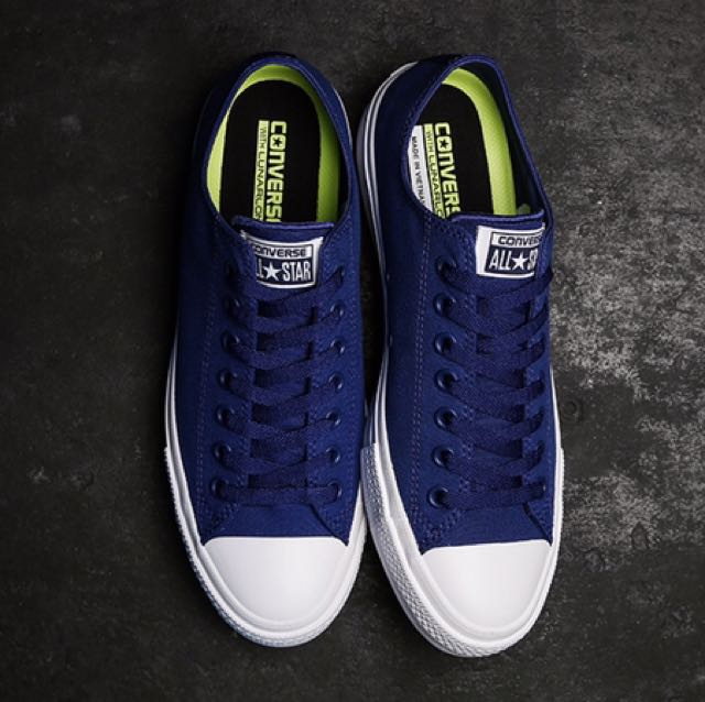 converse with lunarlon blue