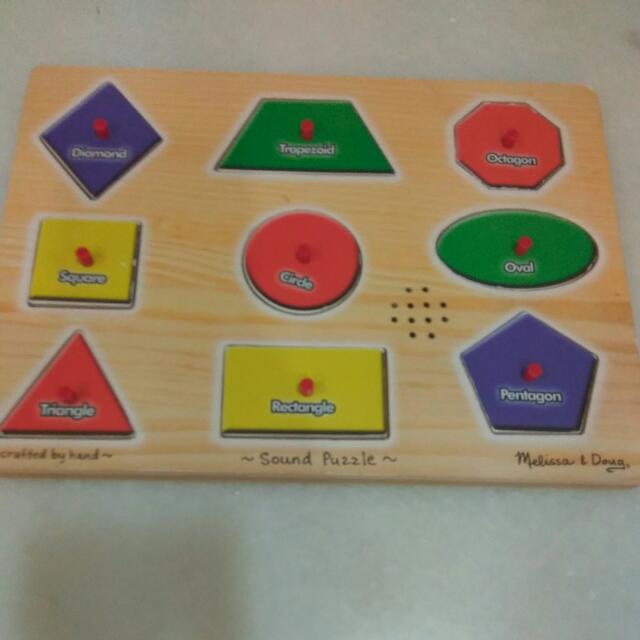 shapes sound puzzle