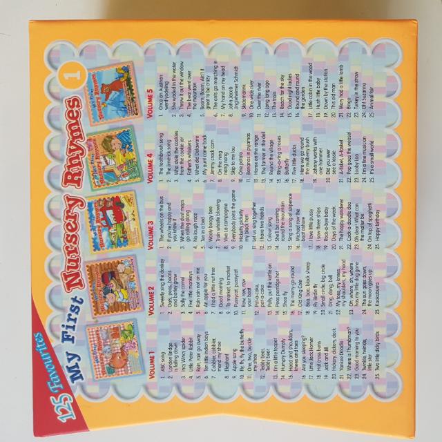 MY FIRST NURSERY RHYMES (Box Of 5 CDs), Hobbies & Toys, Books