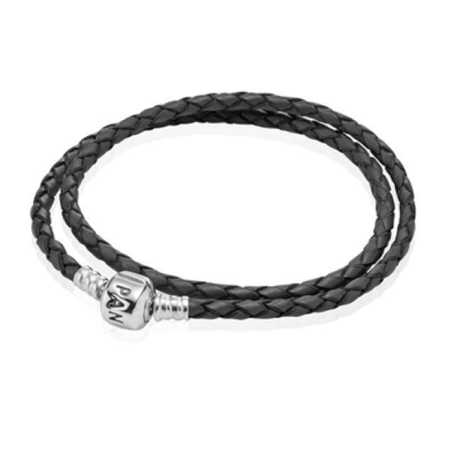 Silver Leather Rope Bracelet European Charm Bracelet For Pandora Bracelet |  Fruugo NO