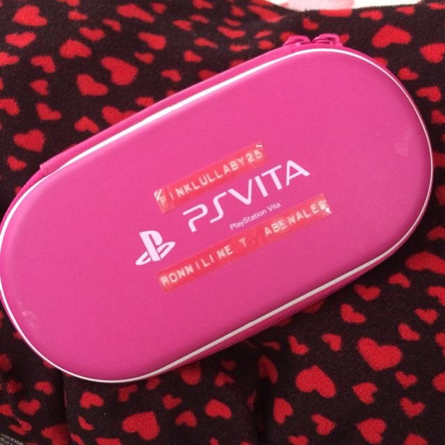 pink ps vita case