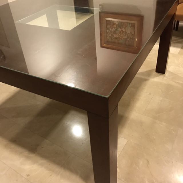 Solid Hardwood Dining Table, Furniture & Home Living, Furniture, Tables