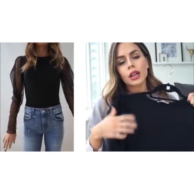 zara mesh bodysuit