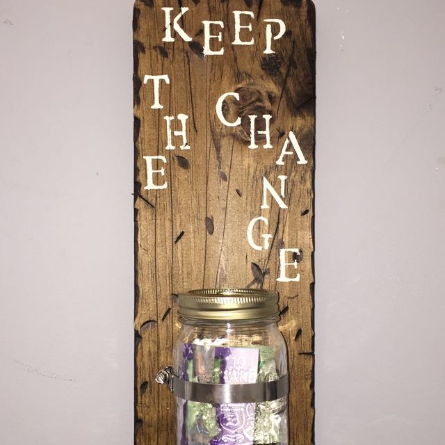 Keep The Change Jar Home Furniture On Carousell