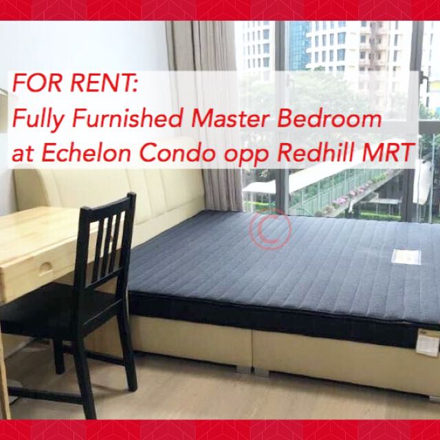 Master Bedroom For Rent At Echelon Condo Opposite Redhill MRT, Property