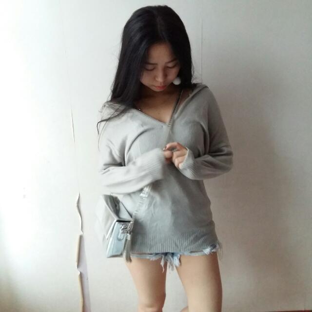 Oversized Sweater Knit Hoodie Tumblr Women S Fashion Women S