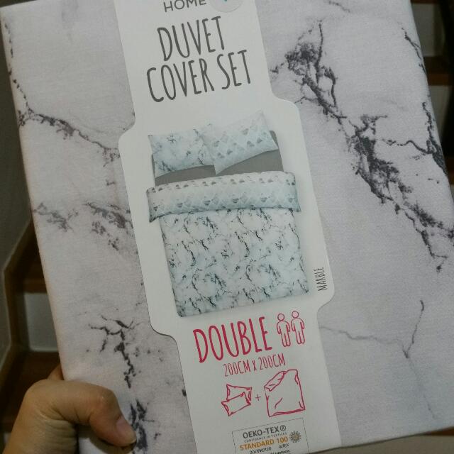 Primark Marble Duvet Cover Set, Primark Duvet Cover Set Double