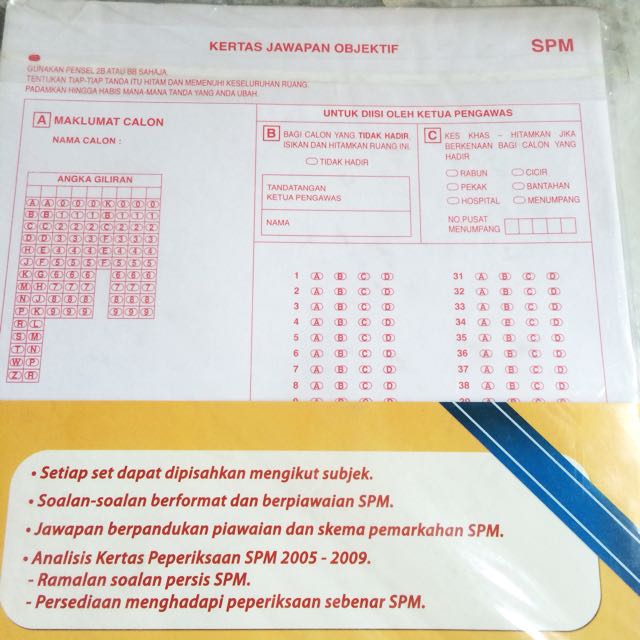 Spm Bm English Sejarah And Mathematics Sample Papers With Model Answers Textbooks On Carousell