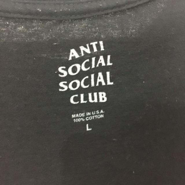 Anti Social Social Club black pack tee (Category: Tshirts & Polo Shirts ) located in Makati City. Submitted by leroyglee (Listing ID 113898251, Image 3). Description: .
