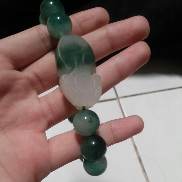 Gelang Batu Giok Asli Fesyen Pria Aksesoris Di Carousell