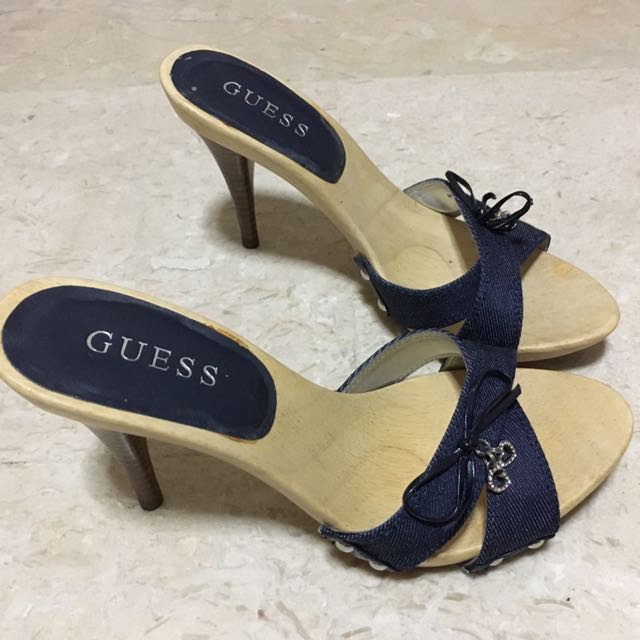 Guess wooden heels new arrivals