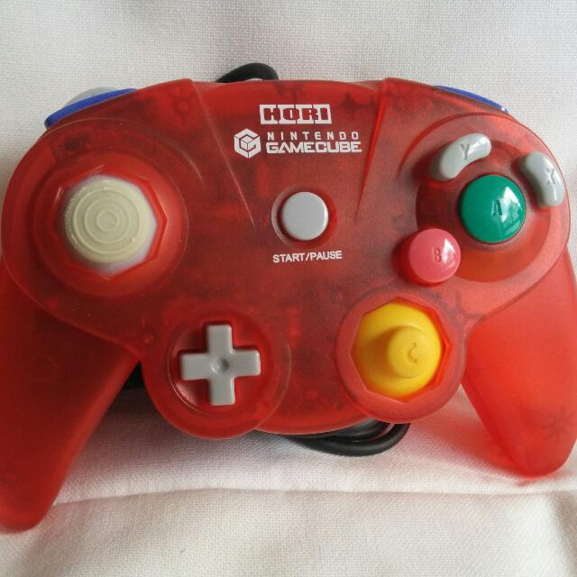 red gamecube controller